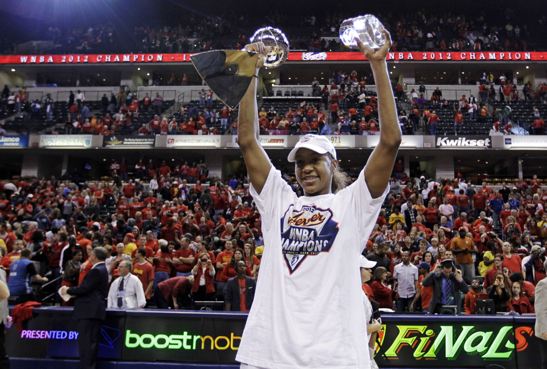 2012: Tamika Catchings leads Indiana Fever to their first WNBA title